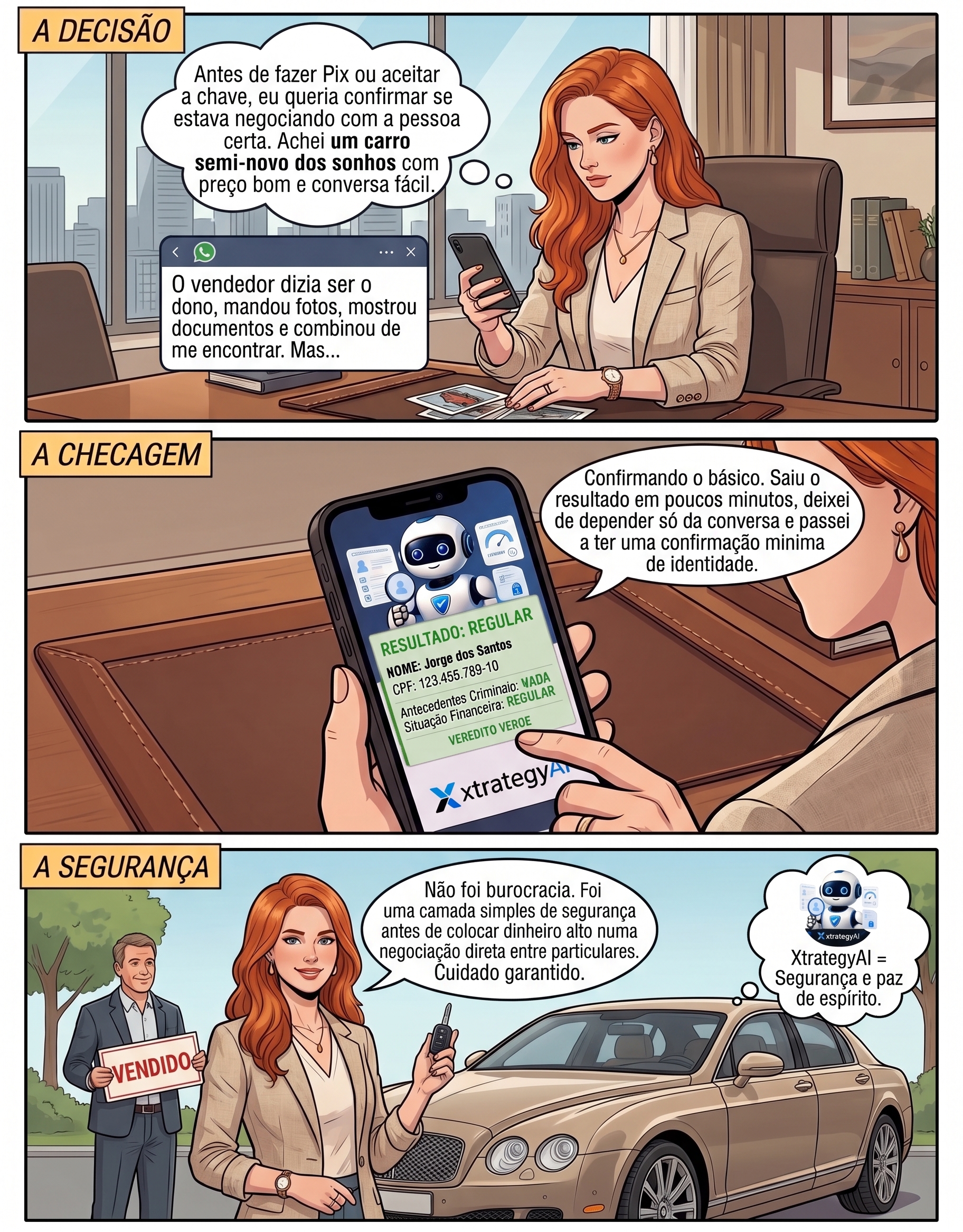 Vou comprar um carro usado direto com o vendedor. O que confiro antes?